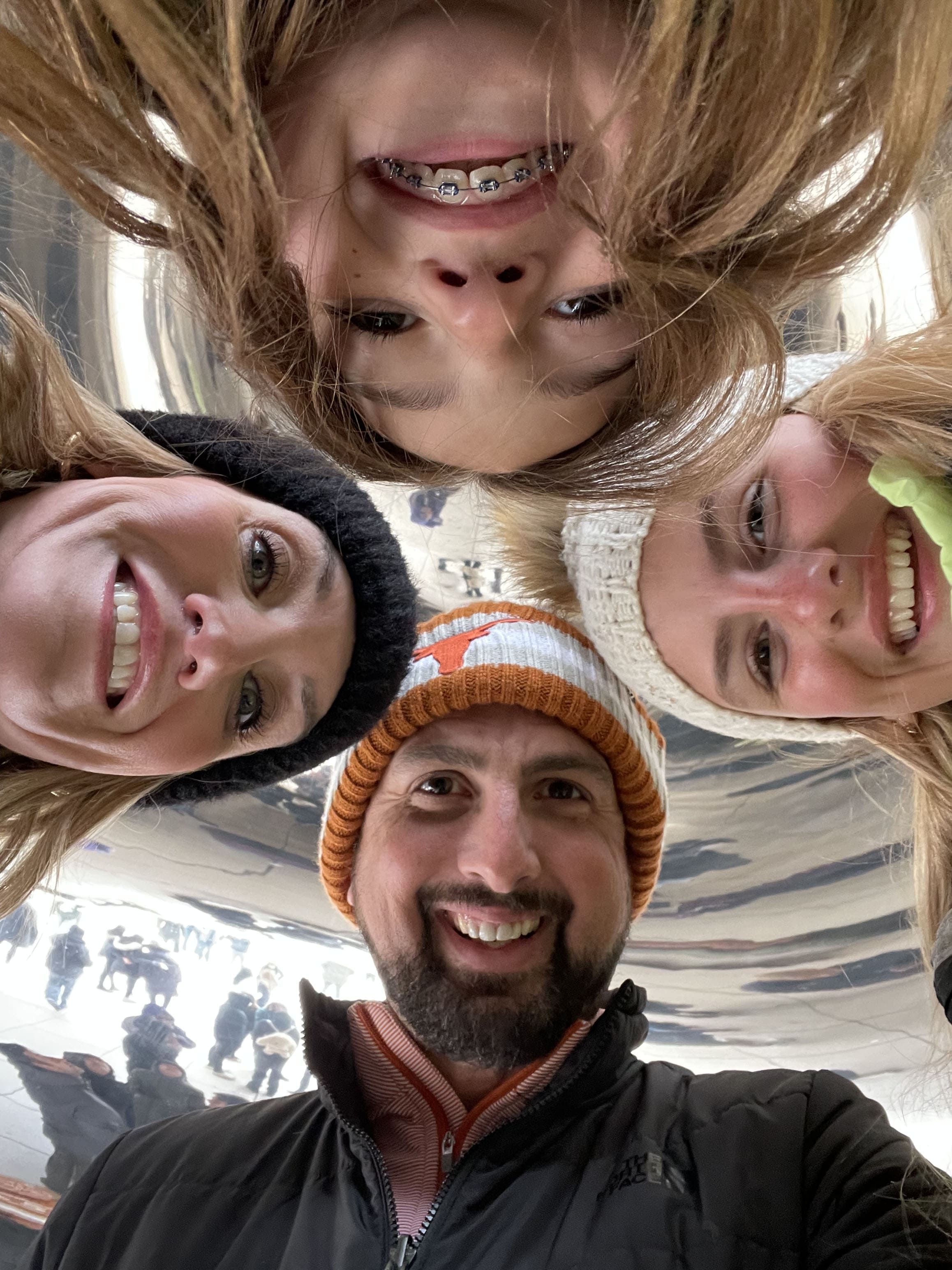 Family at The Bean