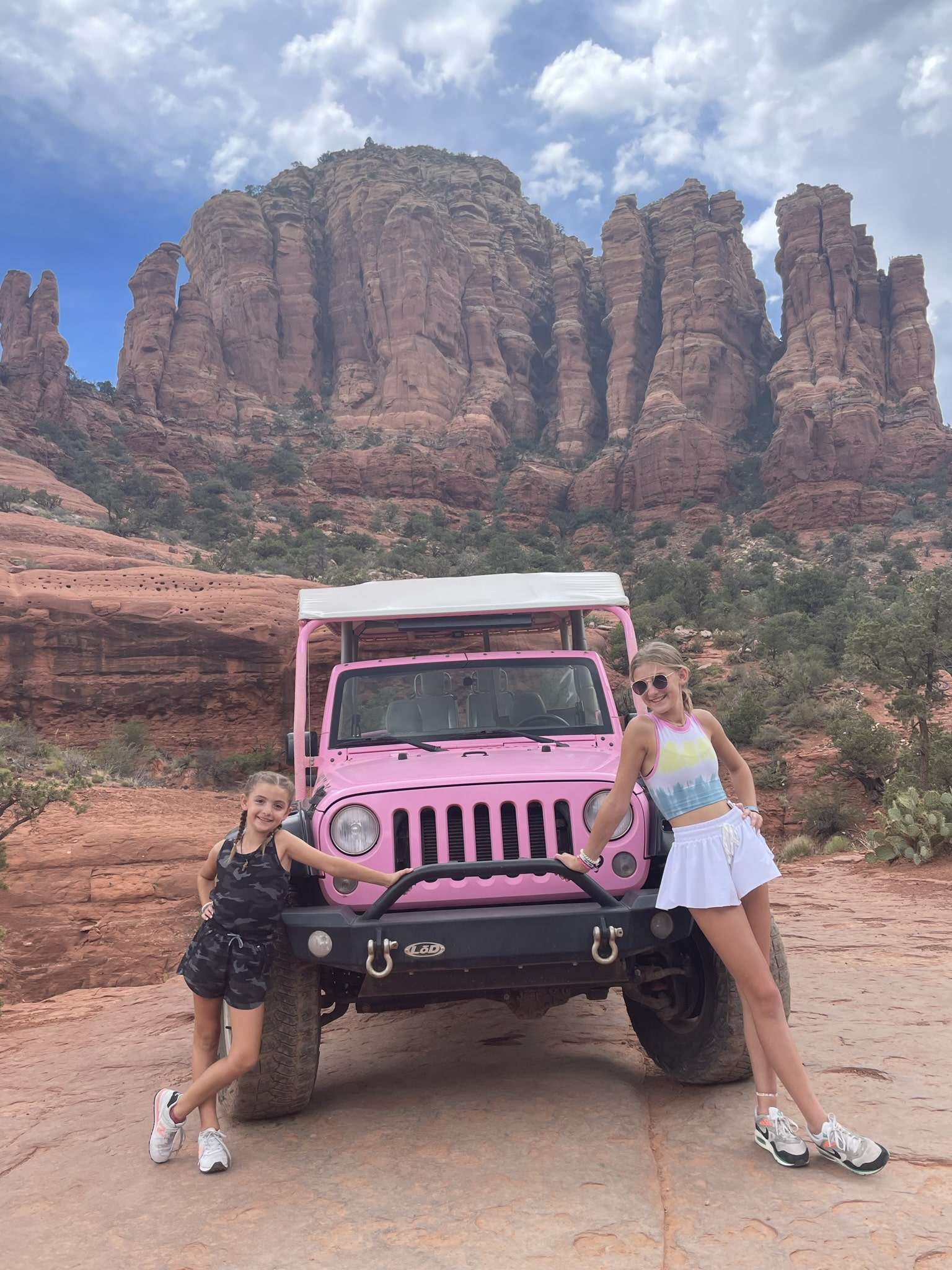 Pink JEEP tour in Sedona